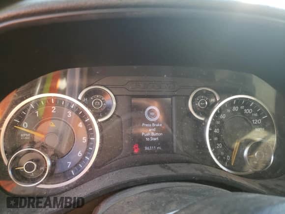 2019 Ram 1500 Tradesman с VIN 1C6SRFGT4KN786514, выставлен на аукционе Copart как лот 90223425 с пробегом 86 311 миль миль и Списание • Salvage title. История ставок и продаж доступна на DreamBid. Изображение 9.