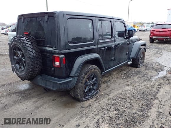 ✅ 2021 Jeep Wrangler Unlimited Sport S • VIN: 1C4HJXDGXMW530060 • Лот: 41619676. Опубликован ранее на IAAI с пробегом 61 510 миль. Бесплатный доступ к архиву аукционных продаж из США и подробный отчёт об истории автомобиля на DreamBid. Изображение 4.