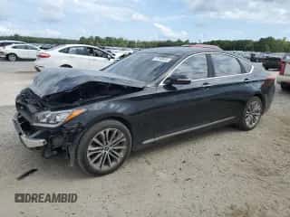 2016 Hyundai Genesis 3.8L z VIN KMHGN4JE4GU113014, wystawiony jako Copart lot #70140834 z przebiegiem 148 059 mil mil oraz Szkoda całkowita • Salvage title. Historia ofert i sprzedaży dostępna na DreamBid. Obrazek 1.