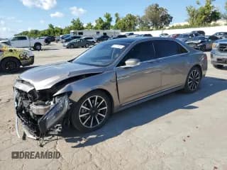 ✅ 2020 Lincoln Continental Reserve • VIN: 1LN6L9NC7L5602048 • Lot: 69777075. Listed on Copart with 48,796 mi. Free auction sales archive from the USA and detailed vehicle history report at DreamBid. Image 1.