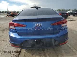 2020 Hyundai Elantra SEL with VIN 5NPD84LF8LH524084, listed as a Copart auction lot 80598735 with 92,747 mi miles and Salvage title. Bid and sale history available at DreamBid. Image 6.