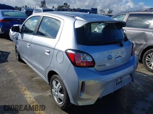 ✅ 2022 Mitsubishi Mirage ES • VIN: ML32AUHJ6NH002955 • Lot: 43736279. Listed on IAAI with 63,407 mi. Free auction sales archive from the USA and detailed vehicle history report at DreamBid. Image 3.