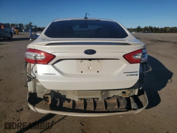 ✅ 2015 Ford Fusion Titanium Hybrid • VIN: 3FA6P0RUXFR220448 • Lot: 82611635. Listed on Copart with 151,094 mi. Free auction sales archive from the USA and detailed vehicle history report at DreamBid. Image 6.