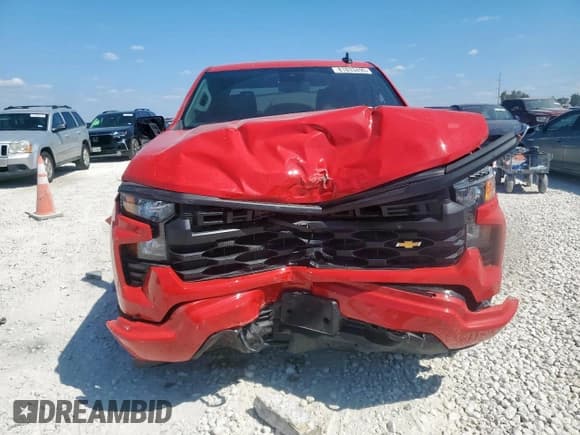 ✅ 2024 Chevrolet Silverado 1500 Custom • VIN: 1GCPABEK9RZ319214 • Лот: 81833495. Опубликован ранее на Copart с пробегом 13 187 миль. Бесплатный доступ к архиву аукционных продаж из США и подробный отчёт об истории автомобиля на DreamBid. Изображение 5.