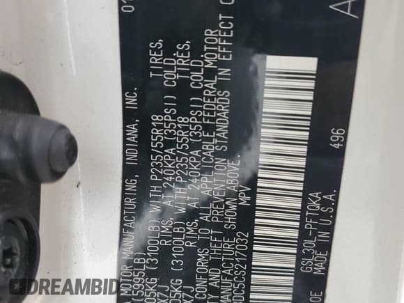 ✅ 2012 Toyota Sienna XLE AAS • VIN: 5TDYK3DC5CS217032 • Lot: 62197015. Listed on Copart with 133,717 mi. Free auction sales archive from the USA and detailed vehicle history report at DreamBid. Image 14.