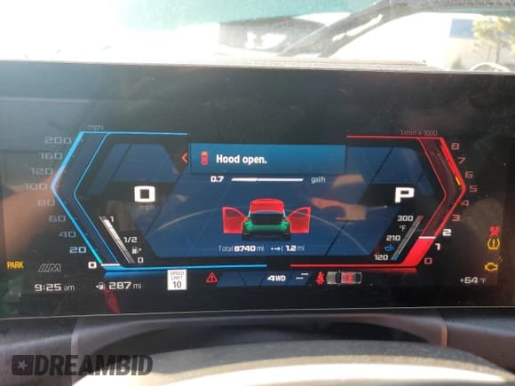 ✅ 2023 BMW M3 Competition xDrive • VIN: WBS43AY08PFN96767 • Lot: 65347773. Wystawiony na Copart z przebiegiem 8 740 mil. Bezpłatny archiwum sprzedaży aukcyjnych z USA i szczegółowy raport historii pojazdu na DreamBid. Zdjęcie 9.