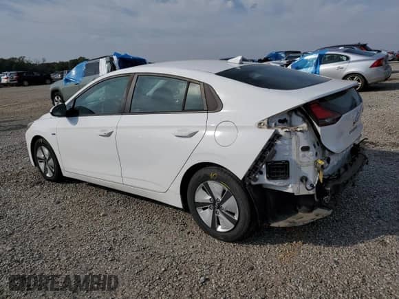 2018 Hyundai Ioniq Blue z VIN KMHC65LC7JU077968, wystawiony jako Copart lot #77628534 z przebiegiem 61 031 mil mil oraz Szkoda całkowita • Salvage title. Historia ofert i sprzedaży dostępna na DreamBid. Obrazek 2.