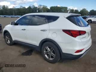 2018 Hyundai Santa Fe 2.4L с VIN 5XYZT3LB0JG566314, выставлен на аукционе Copart как лот 80400895 с пробегом 176 688 миль миль и Списание • Salvage title. История ставок и продаж доступна на DreamBid. Изображение 2.