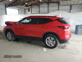 2019 Chevrolet Blazer with VIN 3GNKBBRA5KS701016, listed as a Copart auction lot 56735665 with 52,969 mi miles and Salvage title. Bid and sale history available at DreamBid. Image 2.