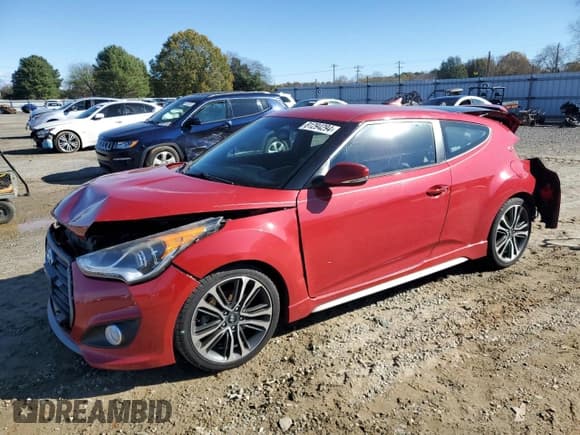 ✅ 2016 Hyundai Veloster Turbo R-Spec • VIN: KMHTC6AE5GU267750 • Lot: 81294294. Wystawiony na Copart z przebiegiem 82 520 mil. Bezpłatny archiwum sprzedaży aukcyjnych z USA i szczegółowy raport historii pojazdu na DreamBid. Zdjęcie 1.