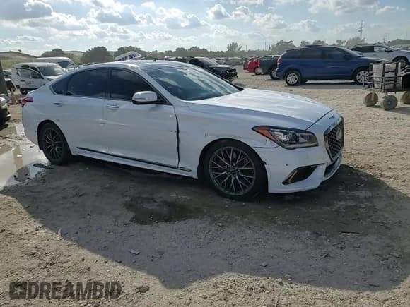 ✅ 2019 Genesis G80 3.8L • VIN: KMHGN4JE7KU287006 • Lot: 93377995. Listed on Copart with 54,836 mi. Free auction sales archive from the USA and detailed vehicle history report at DreamBid. Image 13.