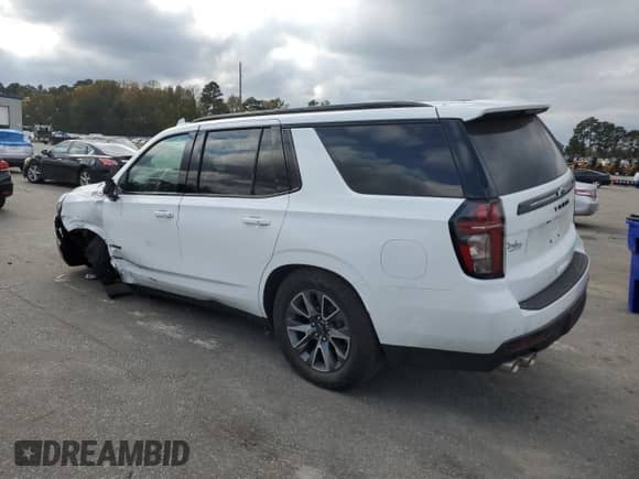 2024 Chevrolet Tahoe Z71 with VIN 1GNSKPKLXRR128006, listed as a Copart auction lot 79812694 with 24,199 mi miles and Salvage title. Bid and sale history available at DreamBid. Image 2.