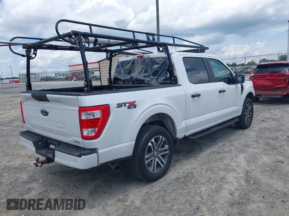 ✅ 2023 Ford F-150 XL • VIN: 1FTEW1EP7PKF38757 • Lot: 42512604. Listed on IAAI with 45,723 mi. Free auction sales archive from the USA and detailed vehicle history report at DreamBid. Image 4.