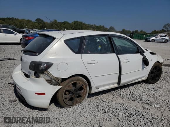 ✅ 2007 Mazda 3 S Grand Touring • VIN: JM1BK343471676304 • Lot: 80541365. Listed on Copart with Not provided. Free auction sales archive from the USA and detailed vehicle history report at DreamBid. Image 3.