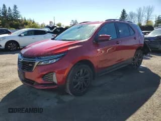 ✅ 2022 Chevrolet Equinox RS • VIN: 2GNAXWEV7N6108824 • Lot: 84238915. Listed on Copart with 76,025 mi. Free auction sales archive from the USA and detailed vehicle history report at DreamBid. Image 1.