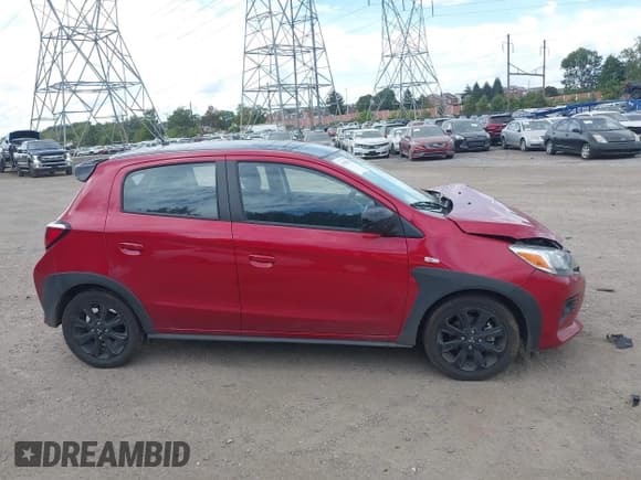 ✅ 2024 Mitsubishi Mirage Black Edition • VIN: ML32AWHJ6RH001659 • Lot: 43385398. Listed on IAAI with 33,200 mi. Free auction sales archive from the USA and detailed vehicle history report at DreamBid. Image 13.