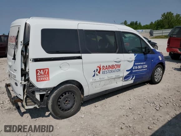 ✅ 2017 Ford Transit Connect XLT • VIN: NM0GS9F73H1328145 • Lot: 58512445. Listed on Copart with 114,950 mi. Free auction sales archive from the USA and detailed vehicle history report at DreamBid. Image 3.