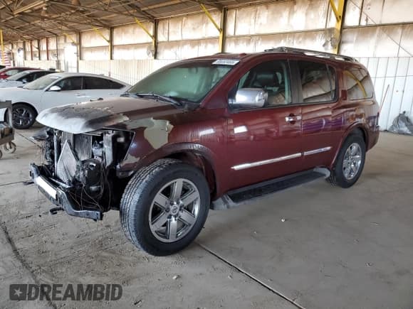 ✅ 2010 Nissan Armada Platinum • VIN: 5N1AA0ND4AN617088 • Лот: 92452465. Опубликован ранее на Copart с пробегом Не указан. Бесплатный доступ к архиву аукционных продаж из США и подробный отчёт об истории автомобиля на DreamBid. Изображение 1.