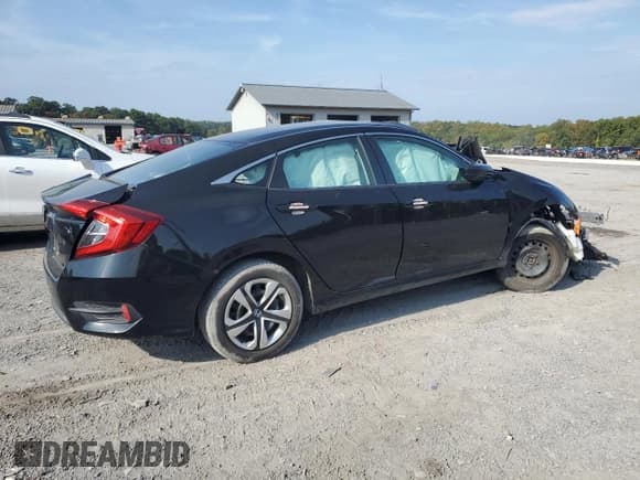 ✅ 2017 Honda Civic LX • VIN: 2HGFC2F52HH526073 • Lot: 81716675. Listed on Copart with Not provided. Free auction sales archive from the USA and detailed vehicle history report at DreamBid. Image 3.