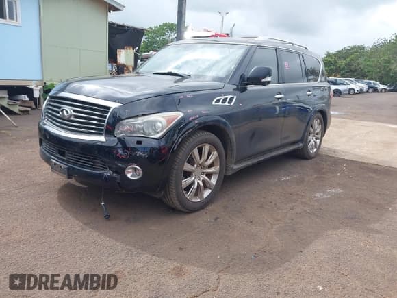 ✅ 2013 Infiniti QX56 • VIN: JN8AZ2NE5D9042082 • Lot: 42436918. Wystawiony na IAAI z przebiegiem 157 292 mil. Bezpłatny archiwum sprzedaży aukcyjnych z USA i szczegółowy raport historii pojazdu na DreamBid. Zdjęcie 2.