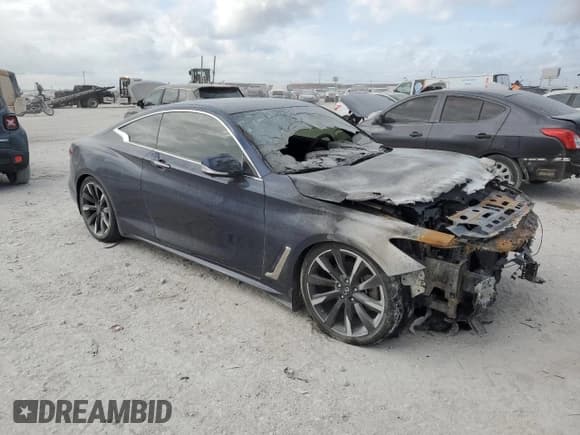 ✅ 2021 Infiniti Q60 Luxe • VIN: JN1EV7KL1MM470496 • Lot: 78464434. Listed on Copart with Not provided. Free auction sales archive from the USA and detailed vehicle history report at DreamBid. Image 4.