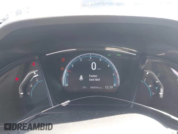 ✅ 2020 Honda Civic LX • VIN: 2HGFC2F61LH543593 • Lot: 43304576. Listed on IAAI with 46,544 mi. Free auction sales archive from the USA and detailed vehicle history report at DreamBid. Image 7.