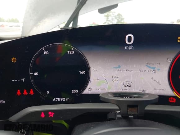 ✅ 2022 Porsche Taycan 4 • VIN: WP0BA2Y13NSA67396 • Lot: 42377958. Listed on IAAI with 67,592 mi. Free auction sales archive from the USA and detailed vehicle history report at DreamBid. Image 16.