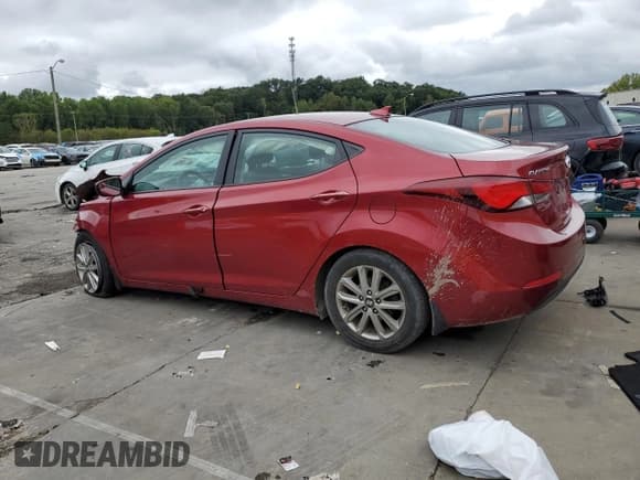 ✅ 2016 Hyundai Elantra SE • VIN: 5NPDH4AE0GH673444 • Lot: 81841375. Listed on Copart with 102,225 mi. Free auction sales archive from the USA and detailed vehicle history report at DreamBid. Image 2.