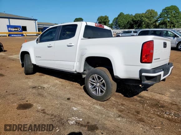 ✅ 2021 Chevrolet Colorado 2WD Work Truck • VIN: 1GCGSBEN1M1265387 • Lot: 82262595. Wystawiony na Copart z przebiegiem 95 796 mil. Bezpłatny archiwum sprzedaży aukcyjnych z USA i szczegółowy raport historii pojazdu na DreamBid. Zdjęcie 2.