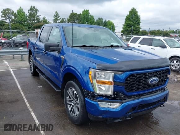 ✅ 2022 Ford F-150 XL • VIN: 1FTEW1EP2NKD17385 • Лот: 42378513. Опубликован ранее на IAAI с пробегом 51 543 миль. Бесплатный доступ к архиву аукционных продаж из США и подробный отчёт об истории автомобиля на DreamBid. Изображение 1.