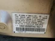 ✅ 2000 Honda Accord SE • VIN: 1HGCG6699YA078317 • Lot: 80666365. Listed on Copart with 278,168 mi. Free auction sales archive from the USA and detailed vehicle history report at DreamBid. Image 12.