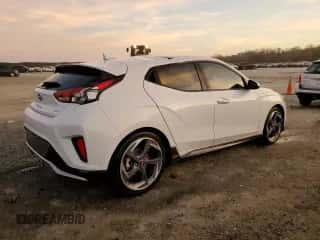 2019 Hyundai Veloster Turbo с VIN KMHTH6AB5KU020177, выставлен на аукционе Copart как лот 80792184 с пробегом 61 974 миль миль и Списание • Salvage title. История ставок и продаж доступна на DreamBid. Изображение 3.