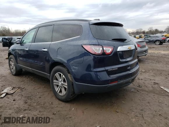 ✅ 2017 Chevrolet Traverse LT • VIN: 1GNKRGKDXHJ199210 • Лот: 37800423. Опубликован ранее на Copart с пробегом Не указан. Бесплатный доступ к архиву аукционных продаж из США и подробный отчёт об истории автомобиля на DreamBid. Изображение 2.