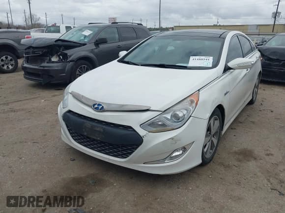 ✅ 2012 Hyundai Sonata Hybrid • VIN: KMHEC4A42CA020959 • Lot: 41480541. Listed on IAAI with 79,777 mi. Free auction sales archive from the USA and detailed vehicle history report at DreamBid. Image 2.
