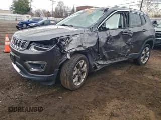 ✅ 2018 Jeep Compass Limited • VIN: 3C4NJDCB3JT281206 • Lot: 93621335. Listed on Copart with Not provided. Free auction sales archive from the USA and detailed vehicle history report at DreamBid. Image 1.
