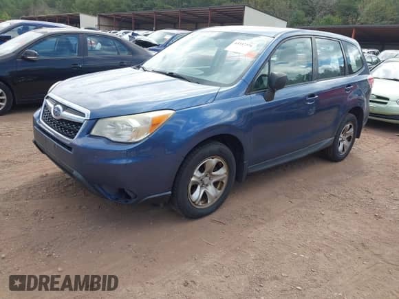 2014 Subaru Forester 2.5i with VIN JF2SJAACXEH439012, listed as a IAAI auction lot 43337376 with 148,553 mi miles and . Bid and sale history available at DreamBid. Image 2.