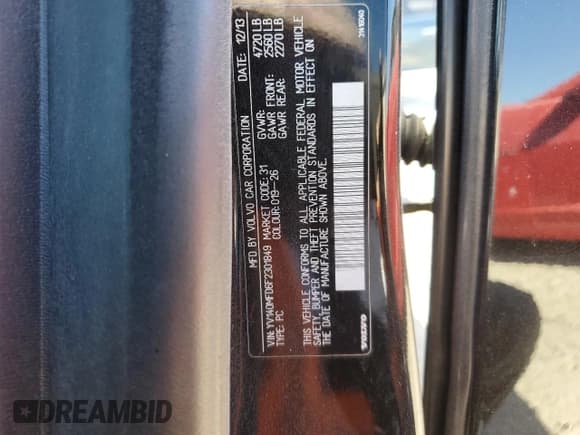 ✅ 2015 Volvo S60 T5 Drive-E Platinum • VIN: YV140MFD6F2301849 • Lot: 82231124. Listed on Copart with Not provided. Free auction sales archive from the USA and detailed vehicle history report at DreamBid. Image 12.