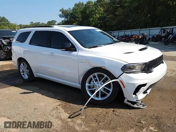 2025 Dodge Durango R/T Plus with VIN 1C4SDJCT4SC523225, listed as a Copart auction lot 80354635 with 215 mi miles and Salvage title. Bid and sale history available at DreamBid. Image 14.