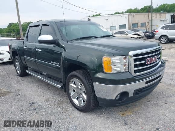 ✅ 2013 GMC Sierra 1500 SLT • VIN: 3GTP2WE71DG237972 • Lot: 42277095. Listed on IAAI with 108,665 mi. Free auction sales archive from the USA and detailed vehicle history report at DreamBid. Image 1.