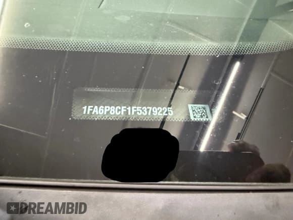 ✅ 2015 Ford Mustang GT • VIN: 1FA6P8CF1F5379225 • Lot: 60936455. Listed on Copart with 91,169 mi. Free auction sales archive from the USA and detailed vehicle history report at DreamBid. Image 10.