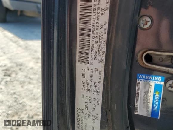 ✅ 2018 Ram 1500 Tradesman • VIN: 1C6RR7KM7JS267879 • Lot: 59971235. Listed on Copart with 150,651 mi. Free auction sales archive from the USA and detailed vehicle history report at DreamBid. Image 12.