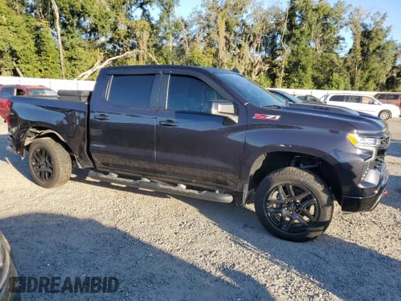 ✅ 2024 Chevrolet Silverado 1500 LT Trail Boss • VIN: 3GCUDFE81RG301652 • Lot: 82309385. Wystawiony na Copart z przebiegiem 30 010 mil. Bezpłatny archiwum sprzedaży aukcyjnych z USA i szczegółowy raport historii pojazdu na DreamBid. Zdjęcie 4.