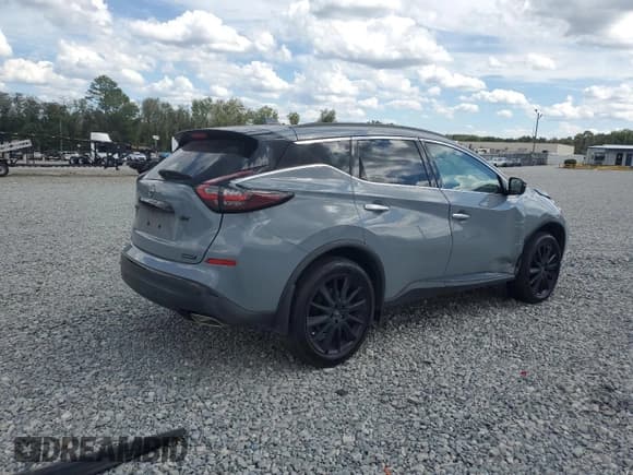 ✅ 2024 Nissan Murano SV • VIN: 5N1AZ2BJ7RC109297 • Lot: 81793875. Listed on Copart with 21,267 mi. Free auction sales archive from the USA and detailed vehicle history report at DreamBid. Image 3.