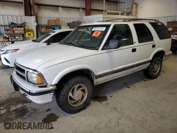 1996 Chevrolet Blazer z VIN 1GNDT13W7T2212358, wystawiony jako Copart lot #88707475 z przebiegiem 255 282 mil mil oraz Szkoda całkowita • Salvage title. Historia ofert i sprzedaży dostępna na DreamBid. Obrazek 1.