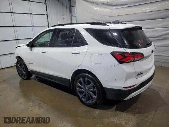 ✅ 2024 Chevrolet Equinox RS • VIN: 3GNAXWEG3RS104035 • Lot: 86883815. Listed on Copart with 14,300 mi. Free auction sales archive from the USA and detailed vehicle history report at DreamBid. Image 2.