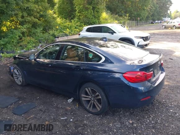 ✅ 2018 BMW 4 Series 430i xDrive • VIN: WBA4J3C5XJBG91597 • Lot: 42840442. Listed on IAAI with 101,022 mi. Free auction sales archive from the USA and detailed vehicle history report at DreamBid. Image 14.