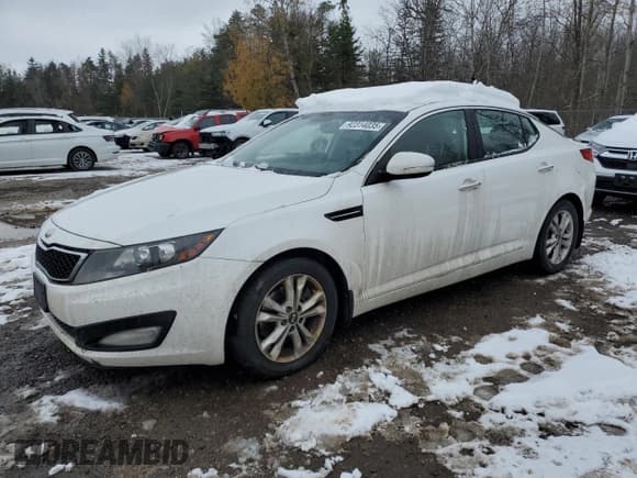 ✅ 2013 Kia Optima EX • VIN: KNAGN4A62D5415031 • Lot: 92314035. Listed on Copart with 205,817 mi. Free auction sales archive from the USA and detailed vehicle history report at DreamBid. Image 1.