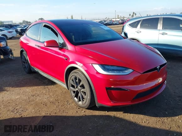 ✅ 2023 Tesla Model X • VIN: 7SAXCAE54PF374805 • Lot: 43749462. Wystawiony na IAAI z przebiegiem 27 509 mil. Bezpłatny archiwum sprzedaży aukcyjnych z USA i szczegółowy raport historii pojazdu na DreamBid. Zdjęcie 1.