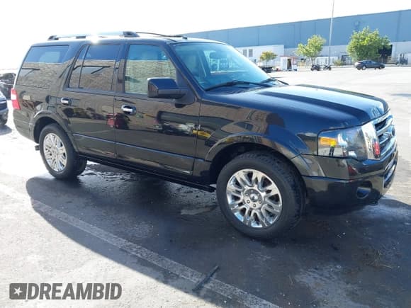 ✅ 2013 Ford Expedition Limited • VIN: 1FMJU2A57DEF14026 • Lot: 40861294. Listed on IAAI with 134,411 mi. Free auction sales archive from the USA and detailed vehicle history report at DreamBid. Image 1.