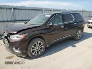 2021 Chevrolet Traverse Premier с VIN 1GNERKKW8MJ178318, выставлен на аукционе Copart как лот 64428404 с пробегом 42 003 миль миль и Списание • Salvage title. История ставок и продаж доступна на DreamBid. Изображение 1.